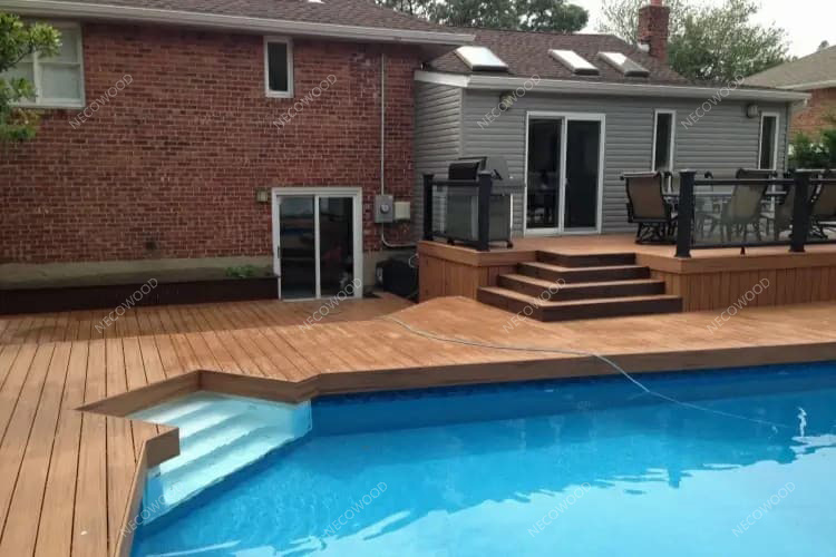 Necowood udgiver 2025 guide til WPC-terrasse til swimmingpools