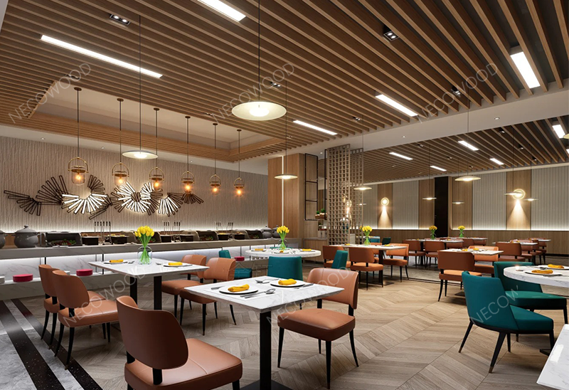 Necowood lancerer Premium Interior WPC Ceiling & WPC vægpaneler til globalt bolig- og kommercielt byggeri