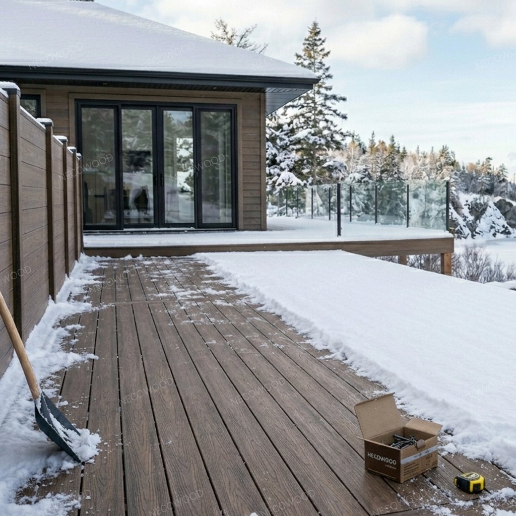 Sejere end en elg: NECOWOODs -35°C testede WPC-plader lander i Canada