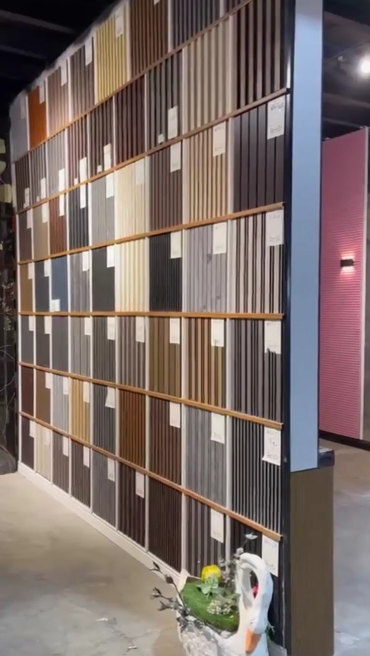 Necowood 2026 indendørs WPC-vægpaneler: Vandtæt, vedligeholdelsesfri, biofilt design