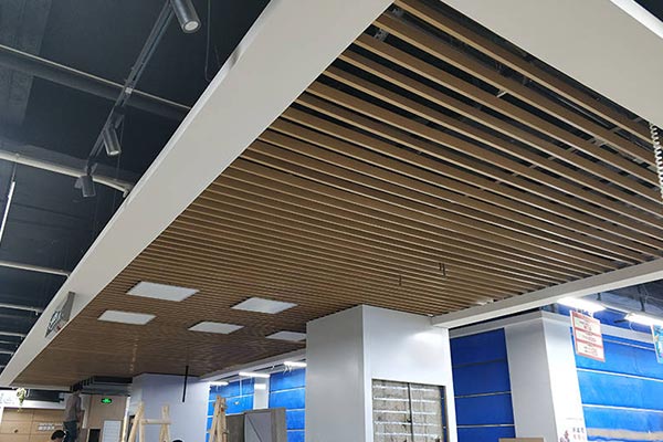 Interior WPC Ceiling Product Application Display